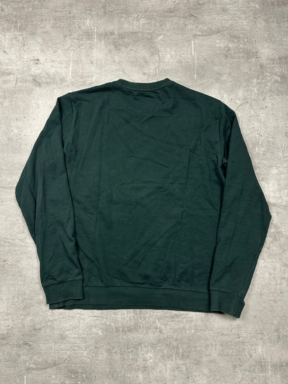 GREEN/BLACK VINTAGE EA7 ARMANI SWEATER - S/M