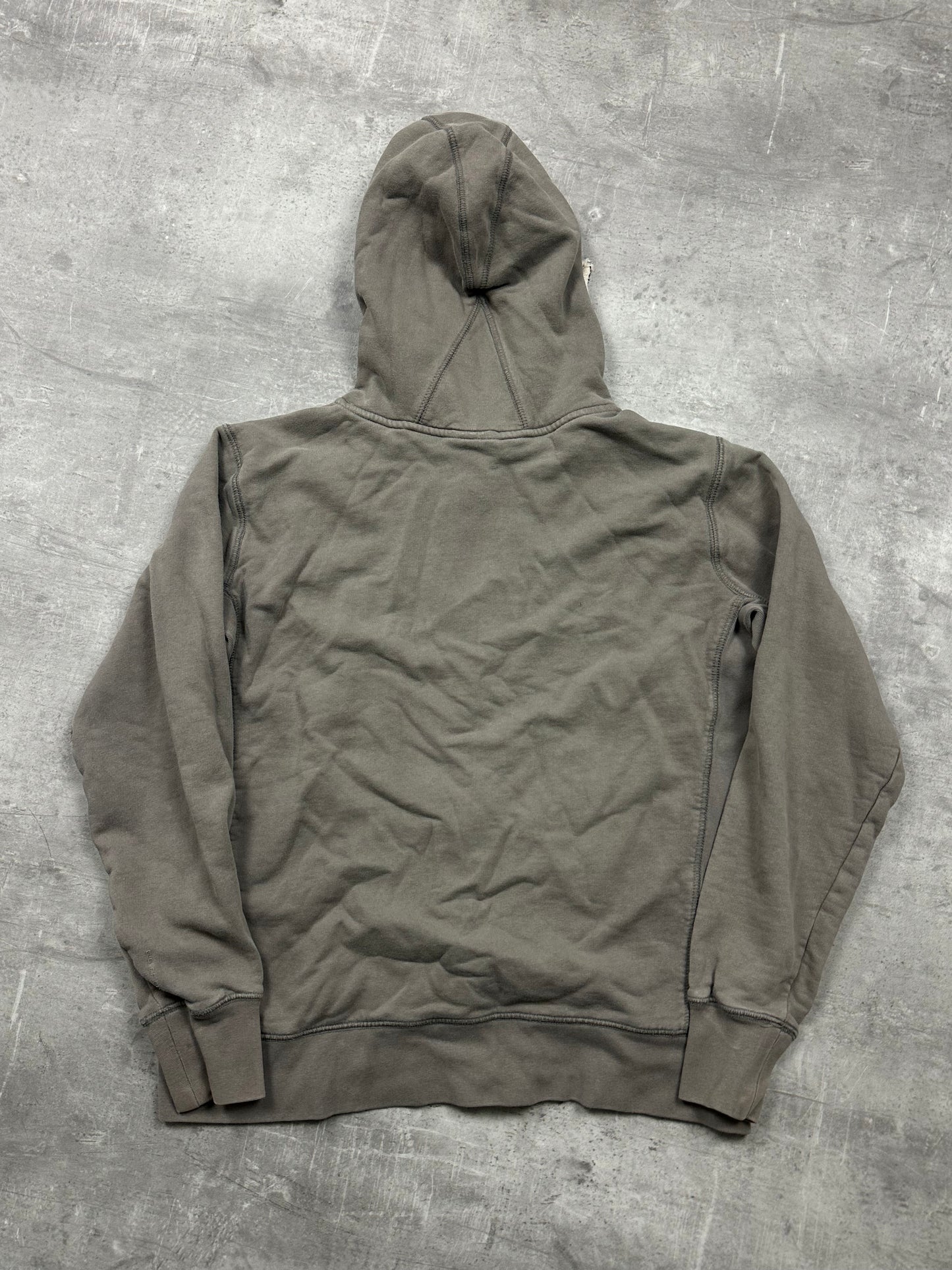 BEIGE/GREY VINTAGE G-STAR ZIP HOODIE - 2000s - L
