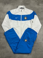 BLUE/WHITE VINTAGE NIKE RETRO INTER MAILAND TRACKSUIT - 2000s - L/XL