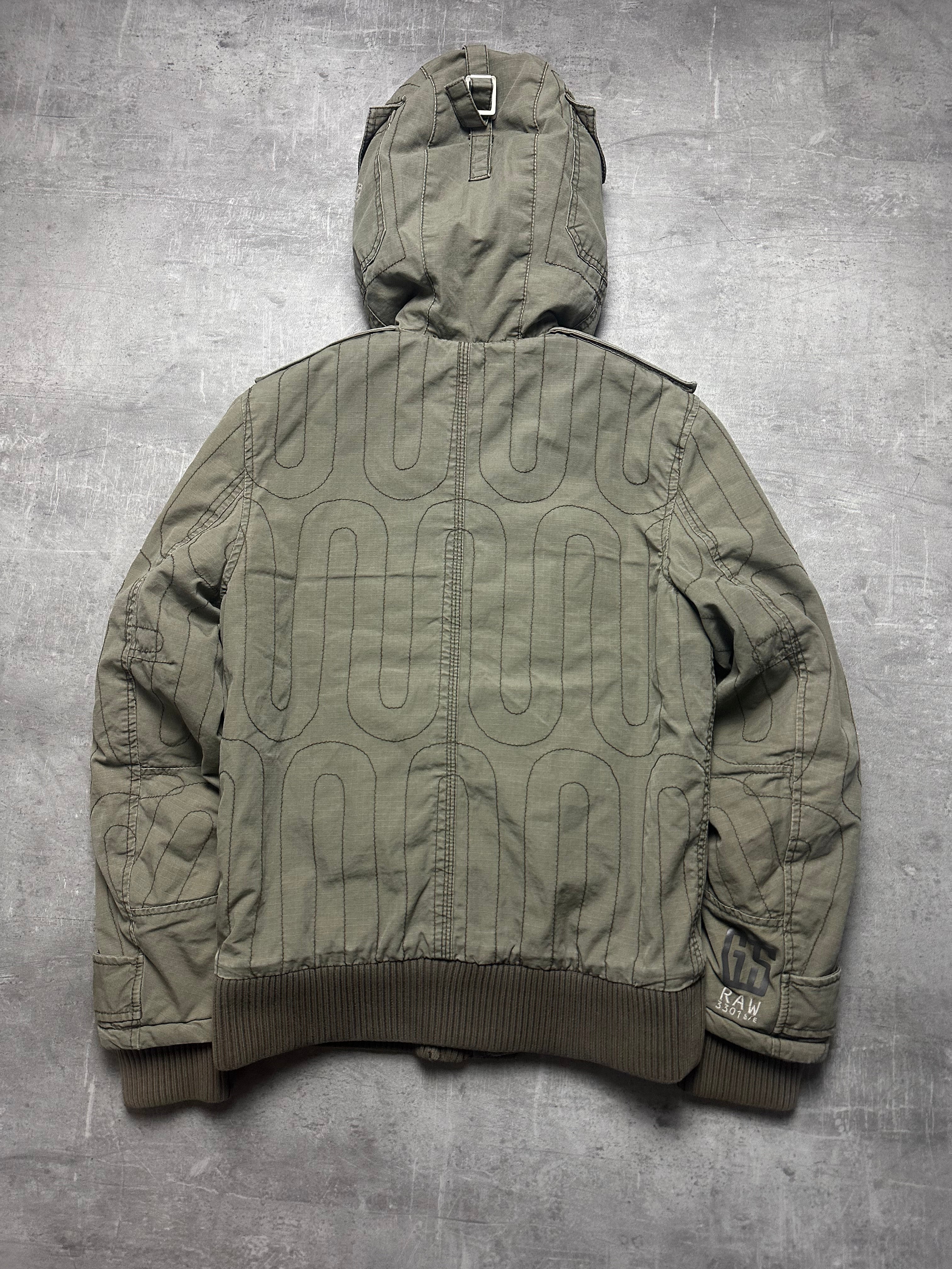 KHAKI VINTAGE G-STAR RAW JACKET - 2000s - M