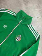 GREEN/WHITE VINTAGE ADIDAS MEXIKO TRACK JACKET VERY RARE - 2000s - M/L