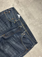 NAVY VINTAGE LEVI'S 527 BOOTCUT BAGGY DENIM