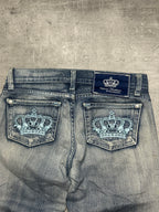 VINTAGE VICTORIA BECKHAM BOOTCUT DENIM - S