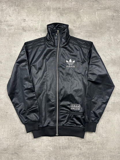 BLACK VINTAGE ADIDAS CHILE62 TRACKJACKET - 2000s - XS/S