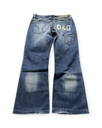 BLUE VINTAGE DOLCE&GABANNA BOOTCUT DENIM (W)