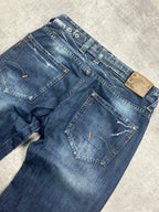 BLUE VINTAGE G-STAR RAW BAGGY DENIM - 2000s - M/L