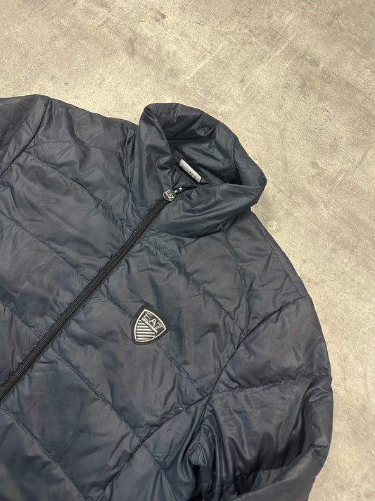 NAVY EMPORIO ARMANI EA7 DOWN JACKET - 2000s - M/L