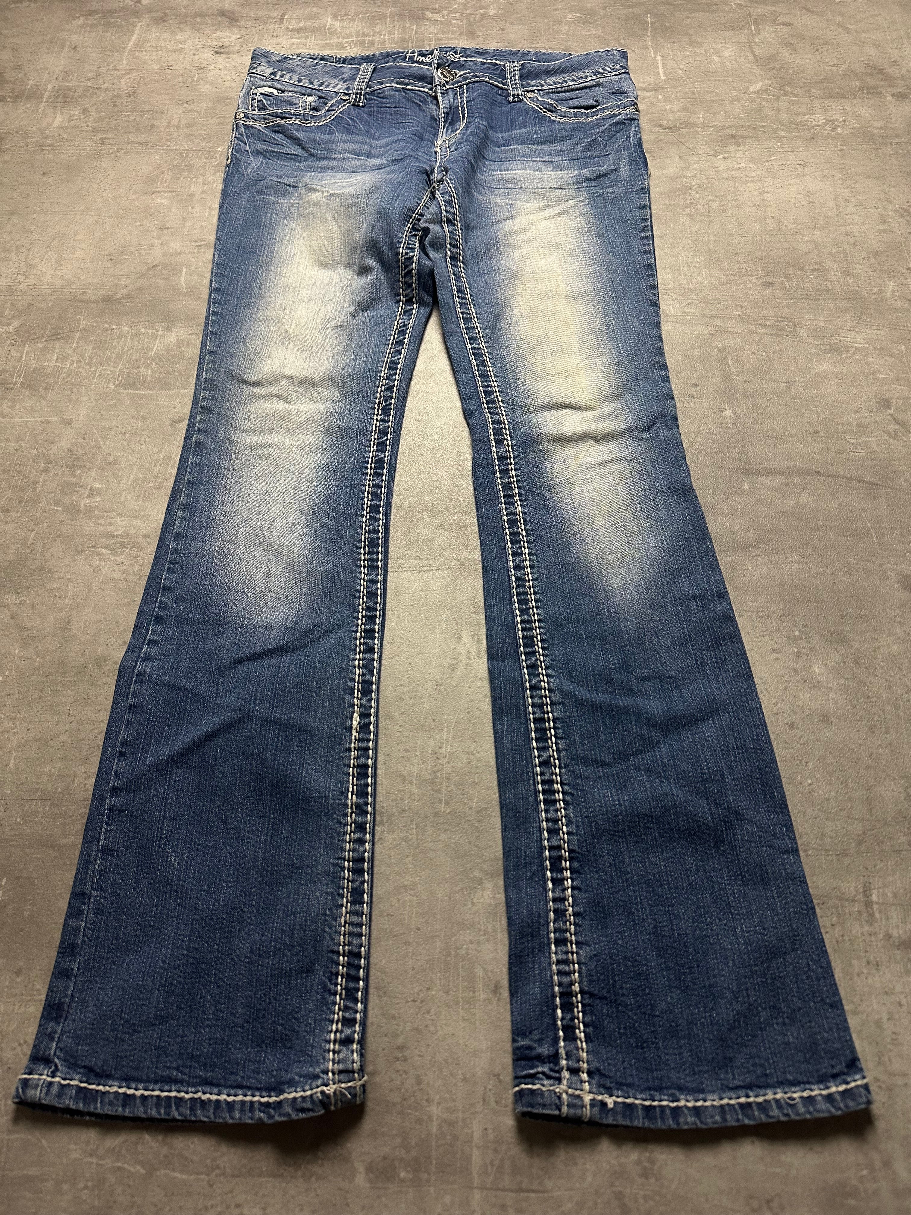VINTAGE Y2K MISS ME STYLE BOOTCUT DENIM - S/M