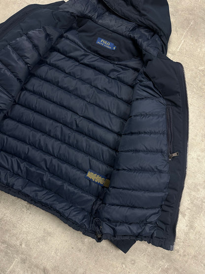 NAVY POLO RALPH LAUREN PUFFER JACKET - M/L