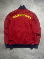 NAVY/RED VINTAGE ADIDAS RETRO BARCELONA TRACKJACKET VERY RARE - 2000s - M