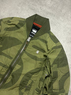 GREEN CAMO VINTAGE G-STAR RAW JACKET - 2000s - M/L