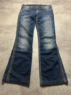 VINTAGE Y2K STYLE BAGGY BOOTCUT DENIM - S/M