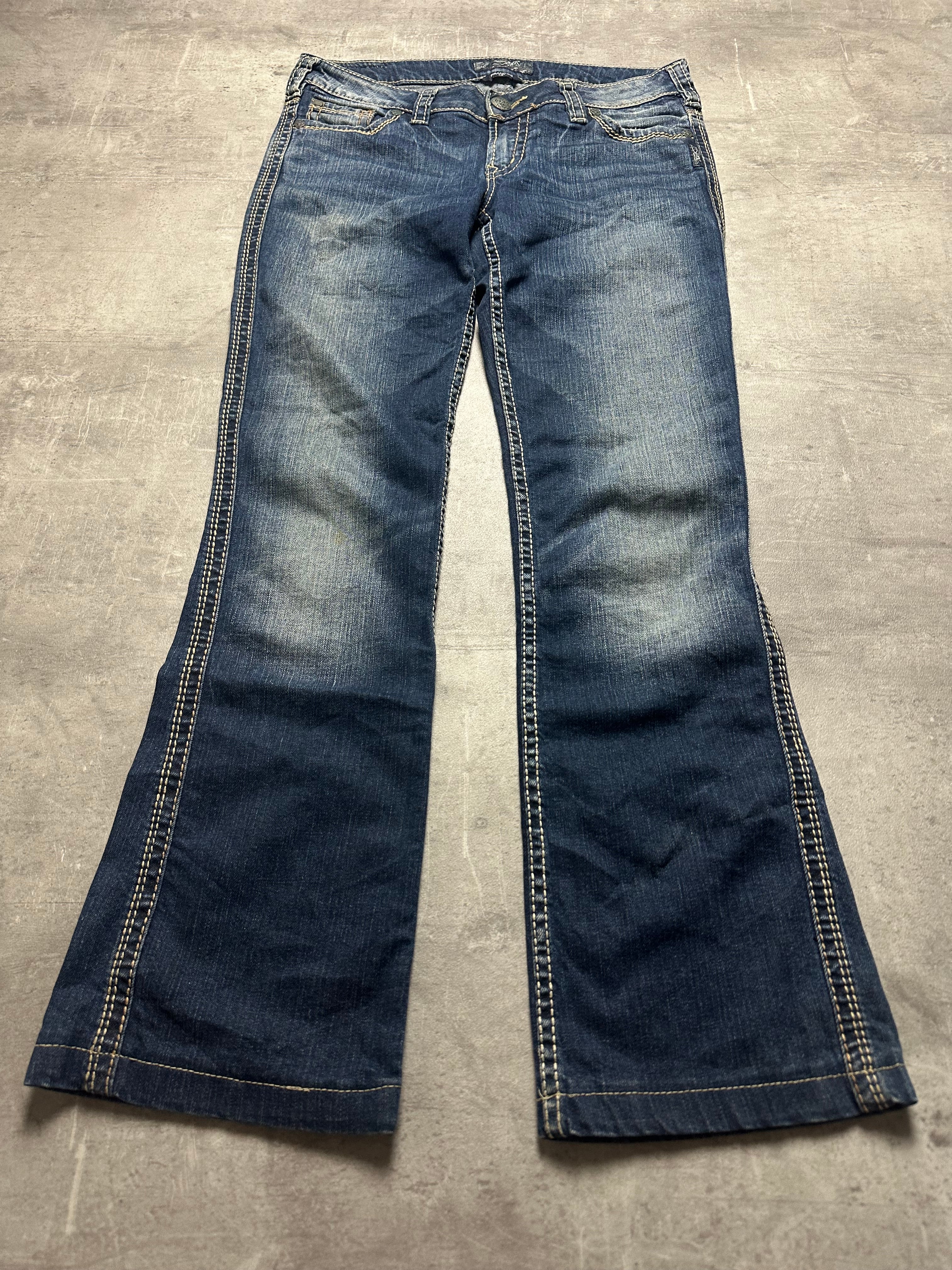VINTAGE Y2K STYLE BAGGY BOOTCUT DENIM - S/M