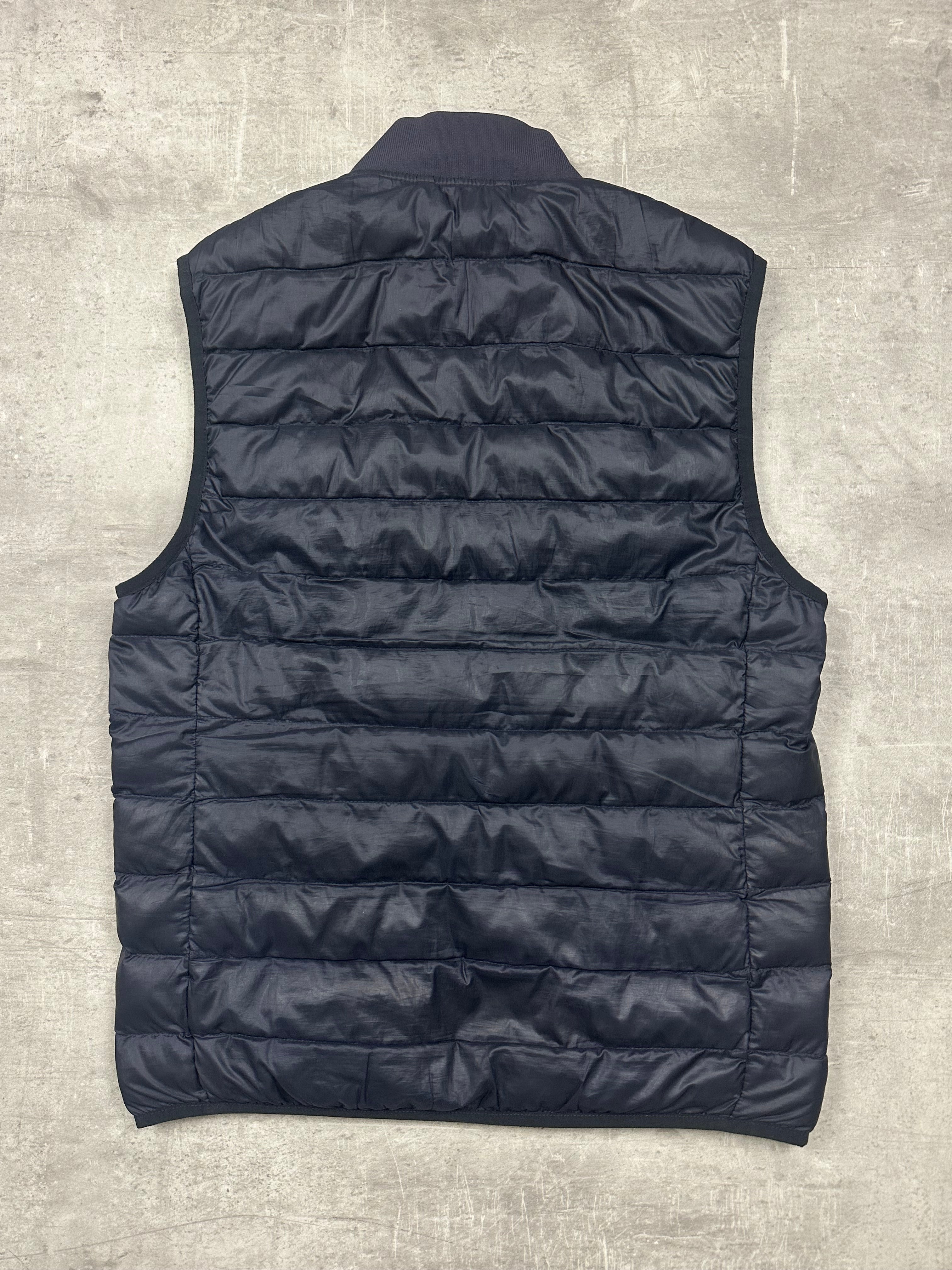 NAVY LACOSTE VEST Y2K - S/M
