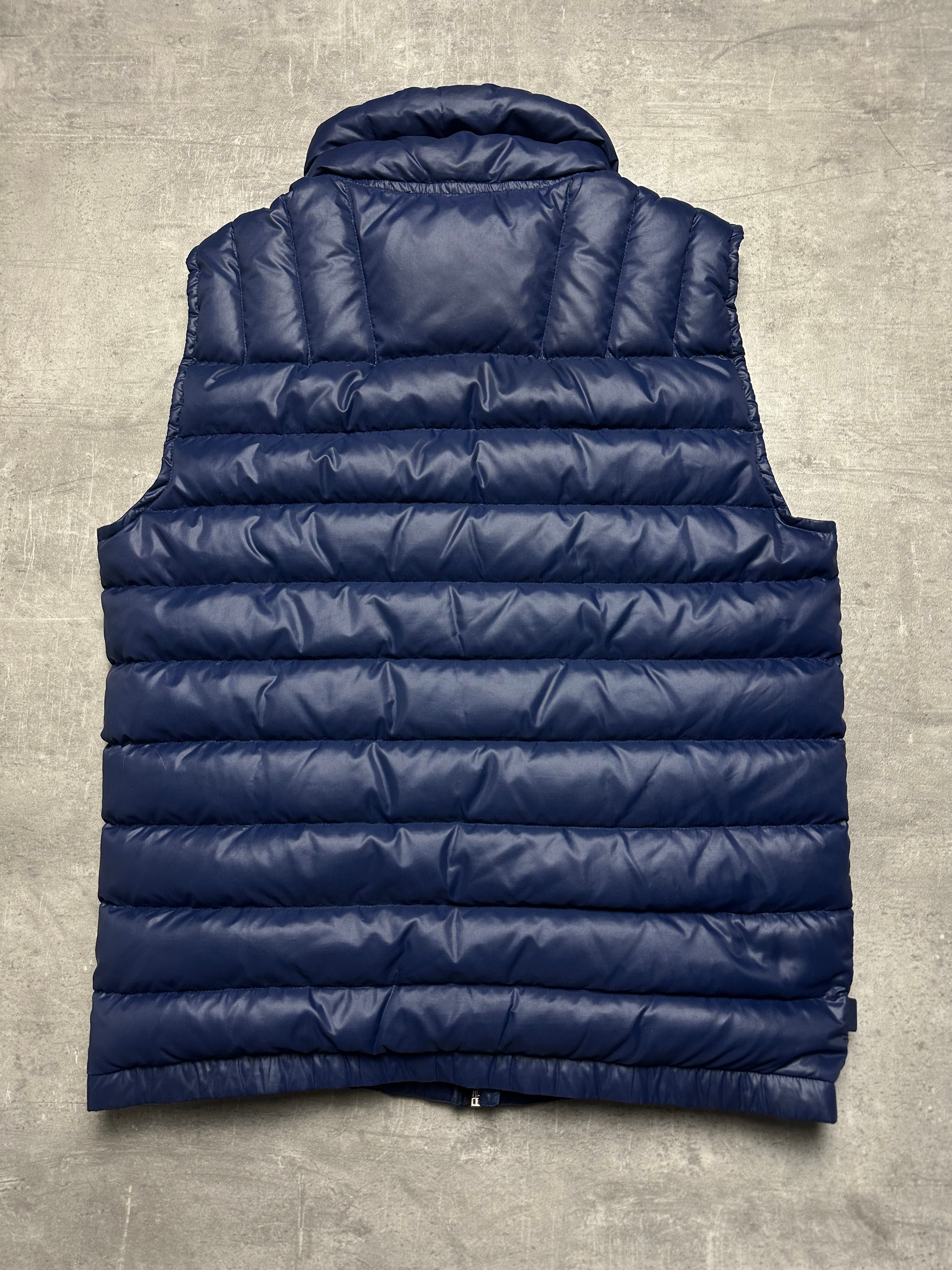 NAVY LACOSTE DOWN VEST - S/M