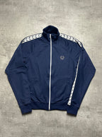 NAVY/WHITE FRED PERRY SPORTSWEAR TRACK JACKET - S/M