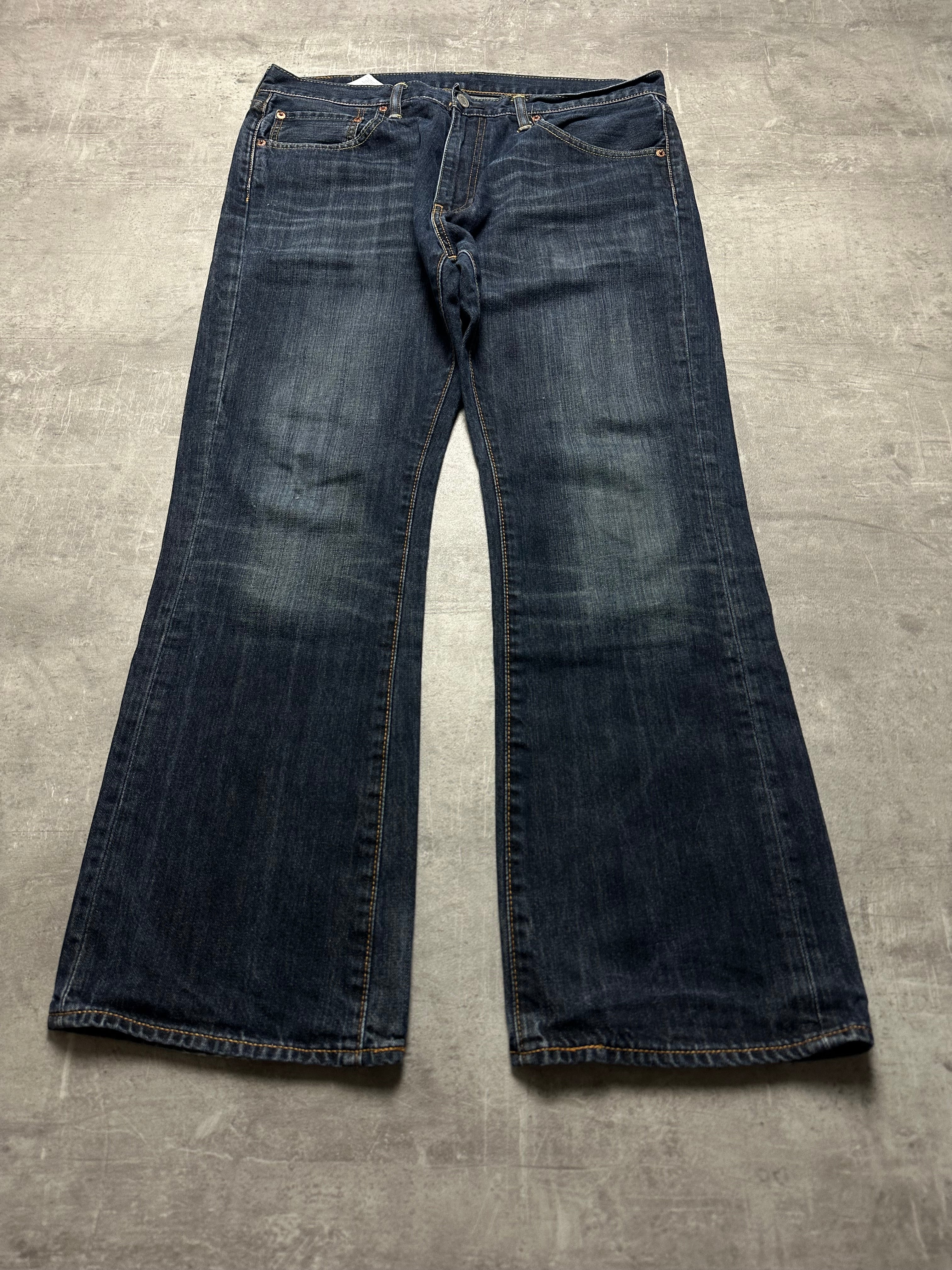 NAVY VINTAGE LEVI'S 527 BOOTCUT BAGGY DENIM