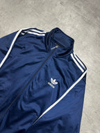 NAVY VINTAGE ADIDAS FIREBIRD TRACKJACKET - 90s - S/M