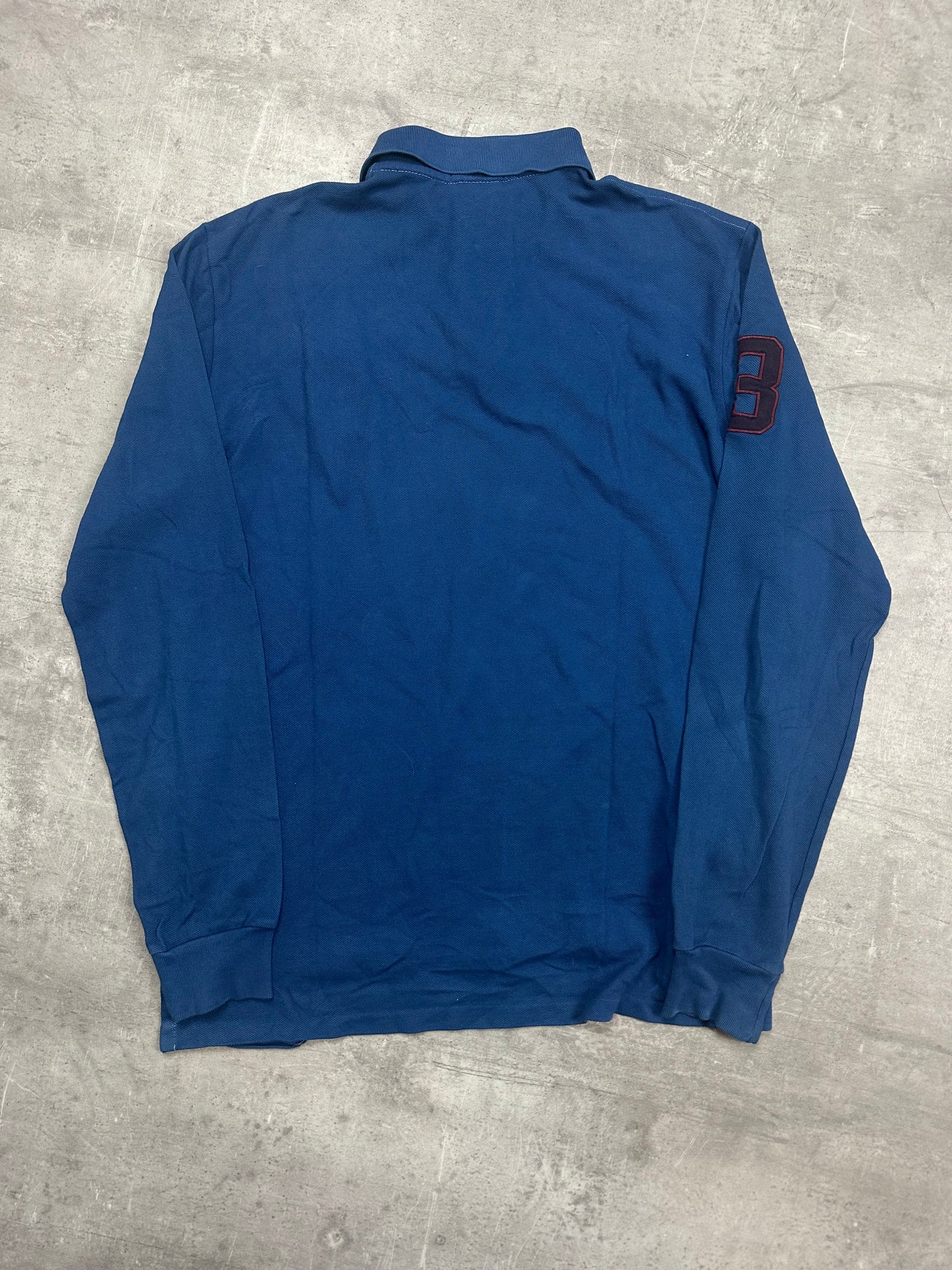 BLUE POLO RALPH LAUREN BIG PONY LONGSLEEVE - M