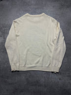 CREAM/BLACK STÜSSY KNIT SWEATSHIRT - M/L