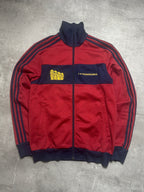 NAVY/RED VINTAGE ADIDAS RETRO BARCELONA TRACKJACKET VERY RARE - 2000s - M