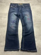 VINTAGE Y2K STYLE BAGGY BOOTCUT DENIM - M/L