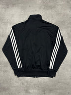 BLACK ADIDAS VINTAGE FIREBIRD TRACK JACKET - 2000s - S