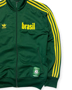 GREEN VINTAGE ADIDAS FIREBIRD BRASIL RARE TRACKJACKET
