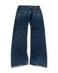 BLUE VINTAGE ARMANI LOGO STRAIGHT FIT DENIM