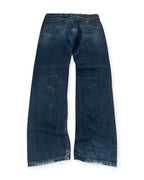 BLUE VINTAGE ARMANI LOGO STRAIGHT FIT DENIM