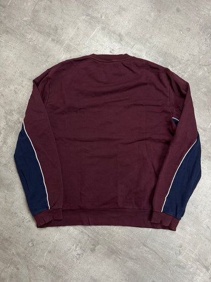 BORDEAUX VINTAGE FRED PERRY SWEATSHIRT - 2000s - L