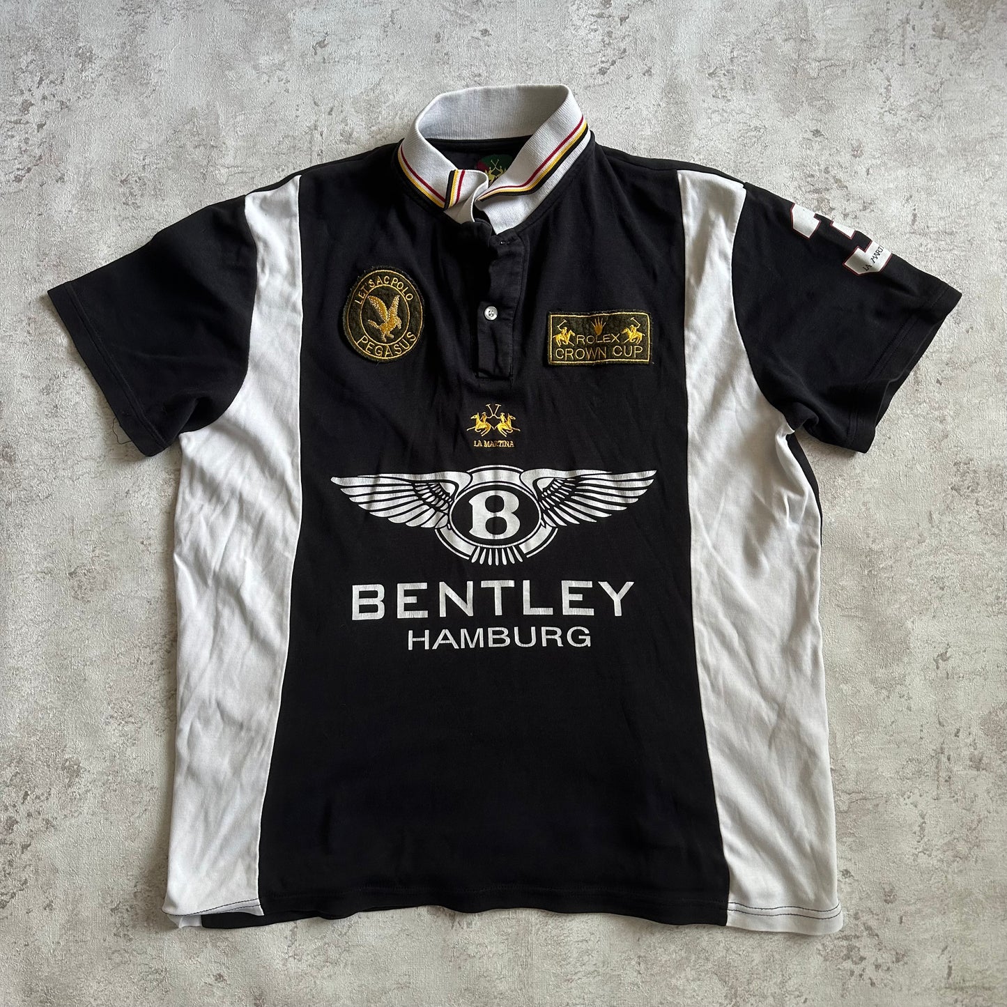 BLACK/WHITE LA MARTINA POLO BENTLEY - 2000s - M/L
