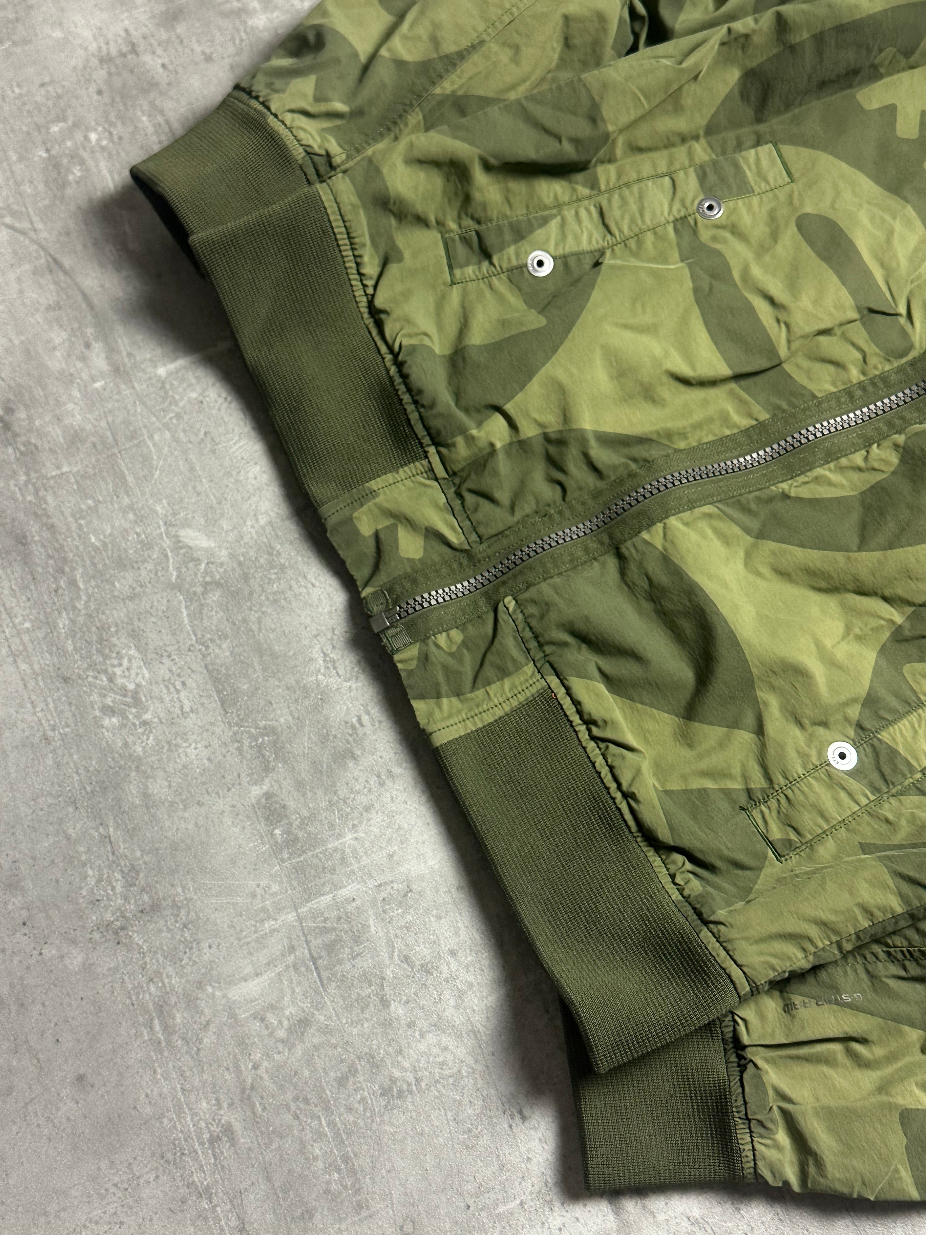 GREEN CAMO VINTAGE G-STAR RAW JACKET - 2000s - M/L