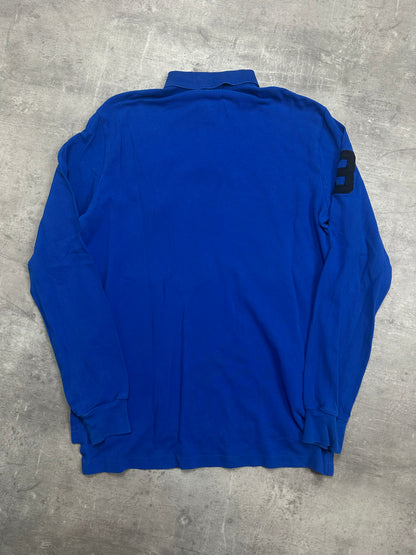 BLUE POLO RALPH LAUREN BIG PONY LONGSLEEVE - M/L