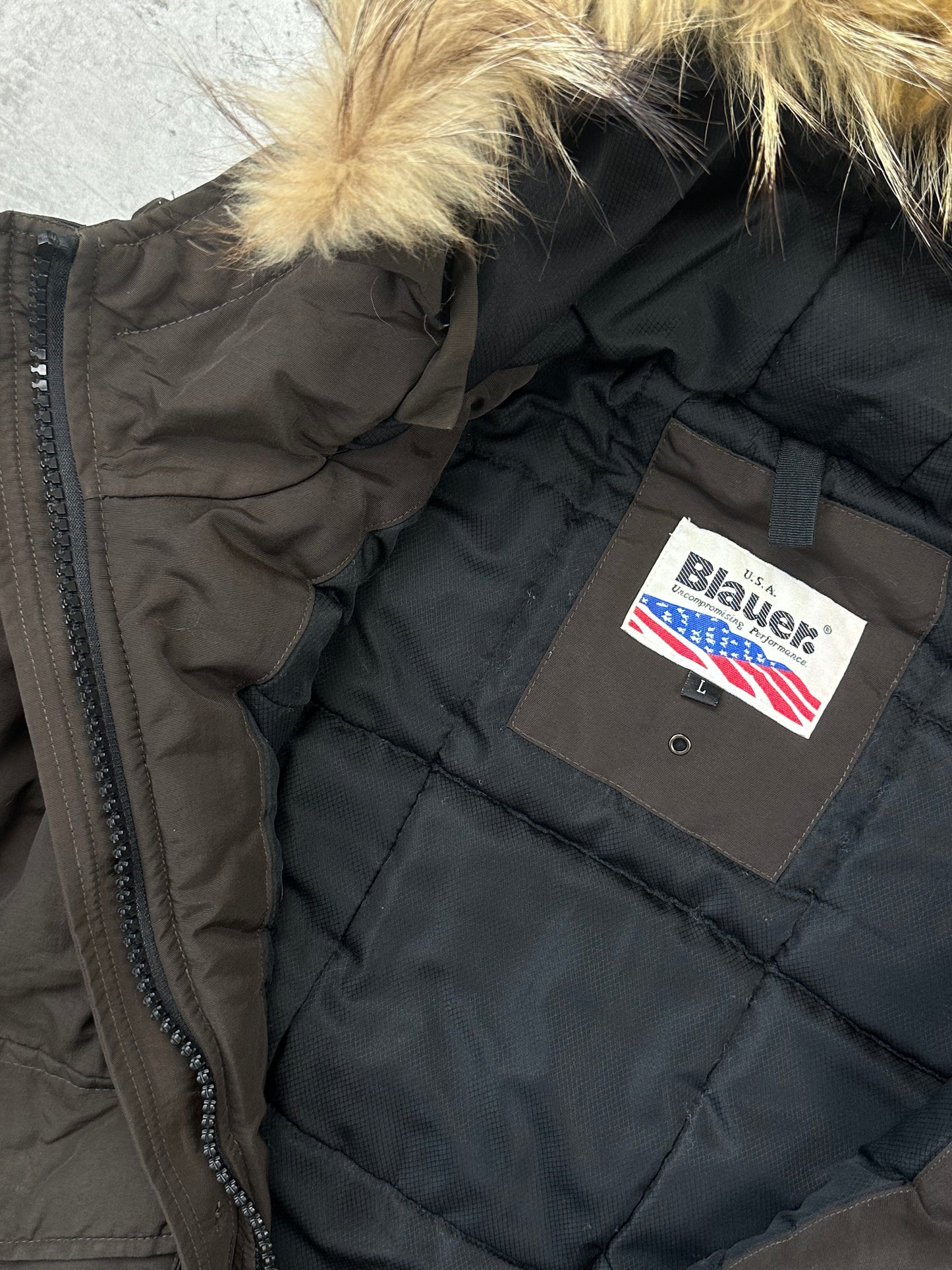 BROWN BLAUER VINTAGE JACKET - 2000s - M/L