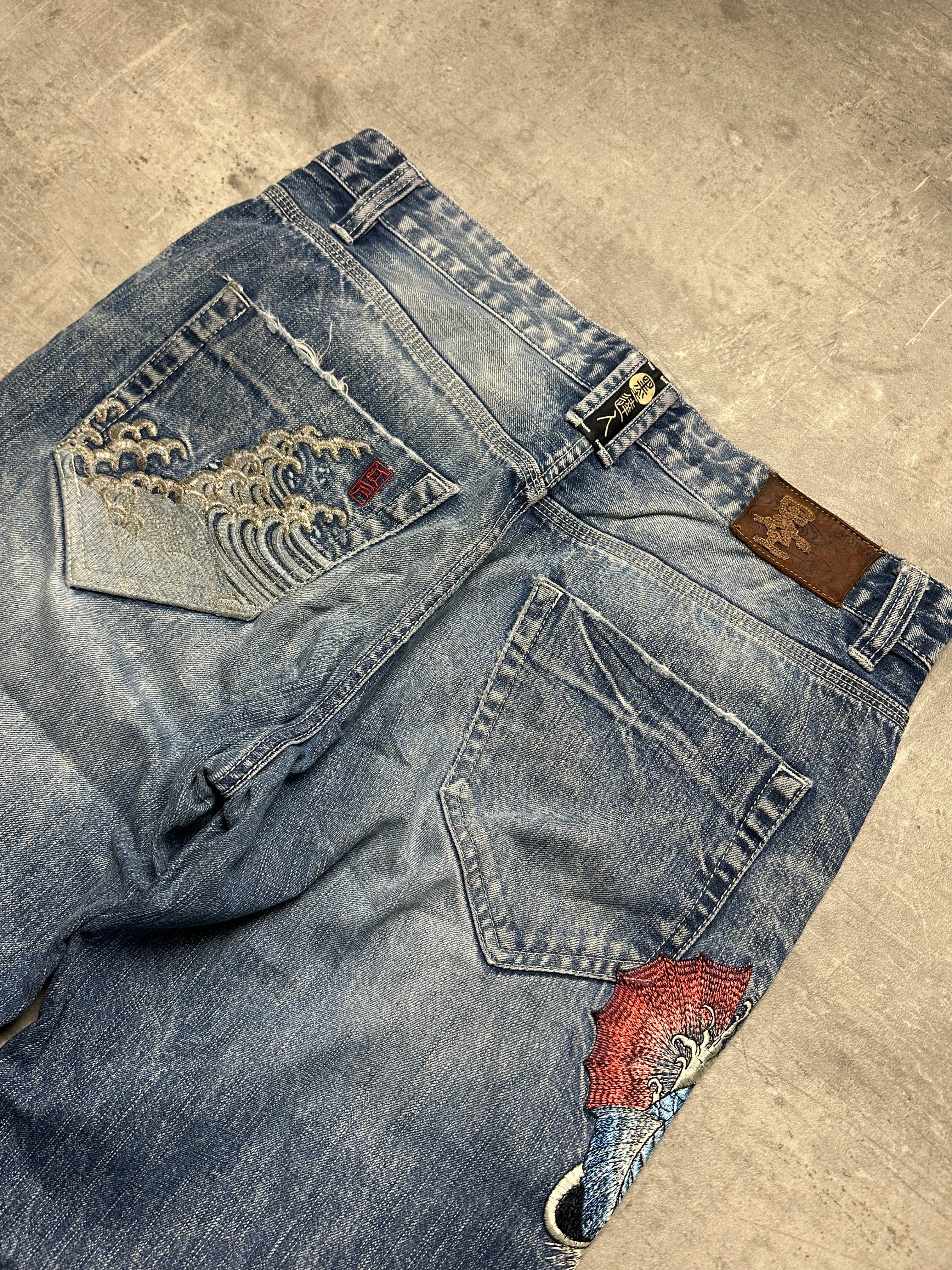 VINTAGE JAPANESE STYLE BAGGY DENIM - L
