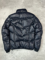 BLACK VINTAGE DIESEL PUFFER JACKET SHINY - 2000s - M