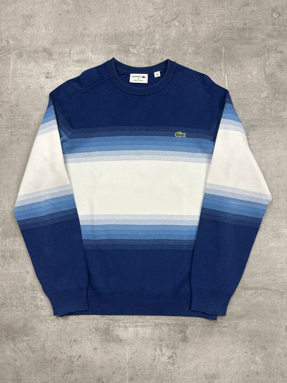 BLUE/WHITE LACOSTE FRANCE SWEATSHIRT - M/L