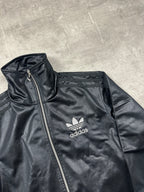 BLACK VINTAGE ADIDAS CHILE62 TRACK JACKET - 2000s - XS/S