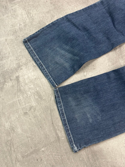 BLUE VINTAGE Y2K MISS ME STYLE BOOTCUT DENIM - 2000s - S/M