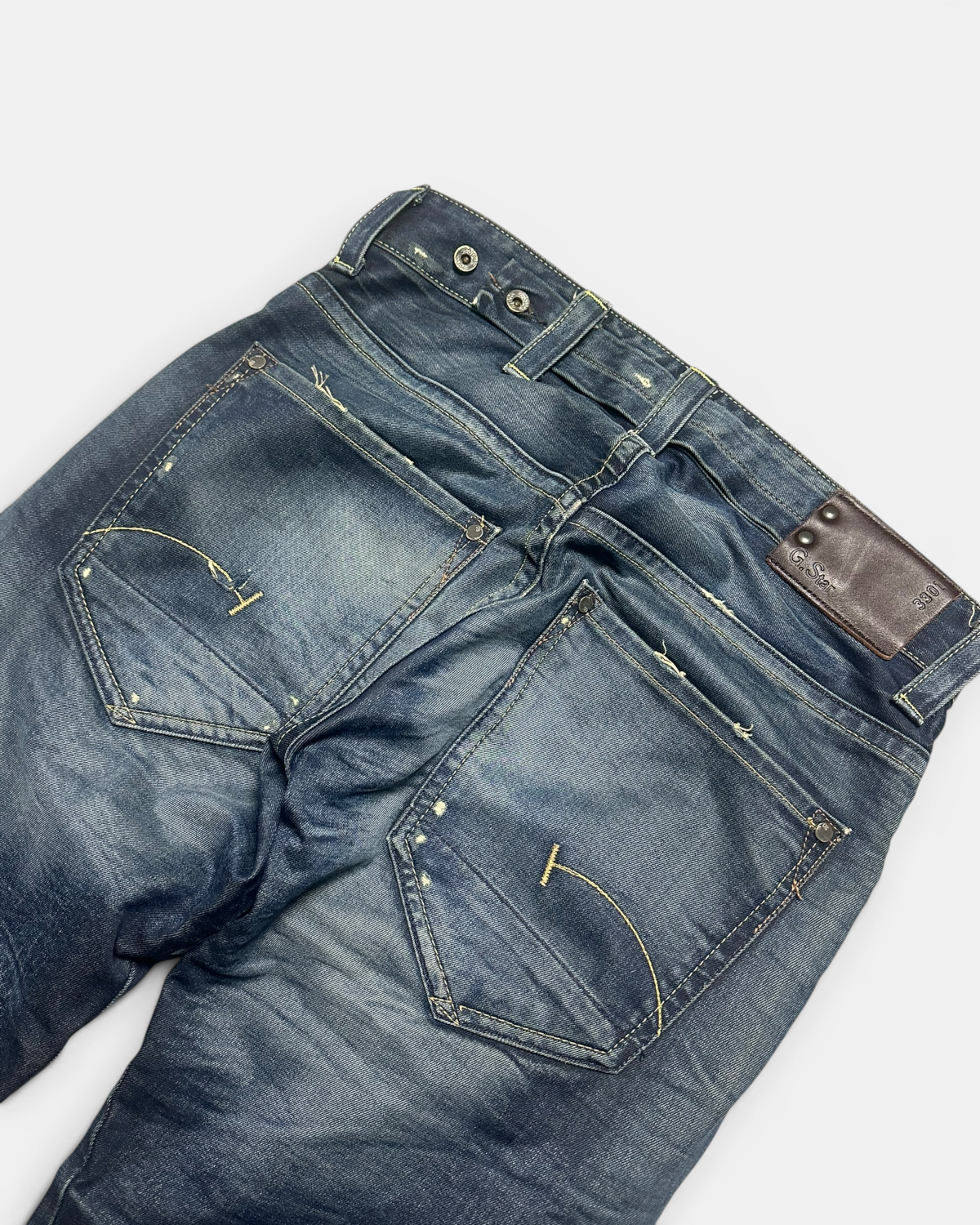 BLUE VINTAGE G-STAR RAW DENIM JEANS