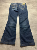 VINTAGE Y2K STYLE BAGGY BOOTCUT DENIM - S/M
