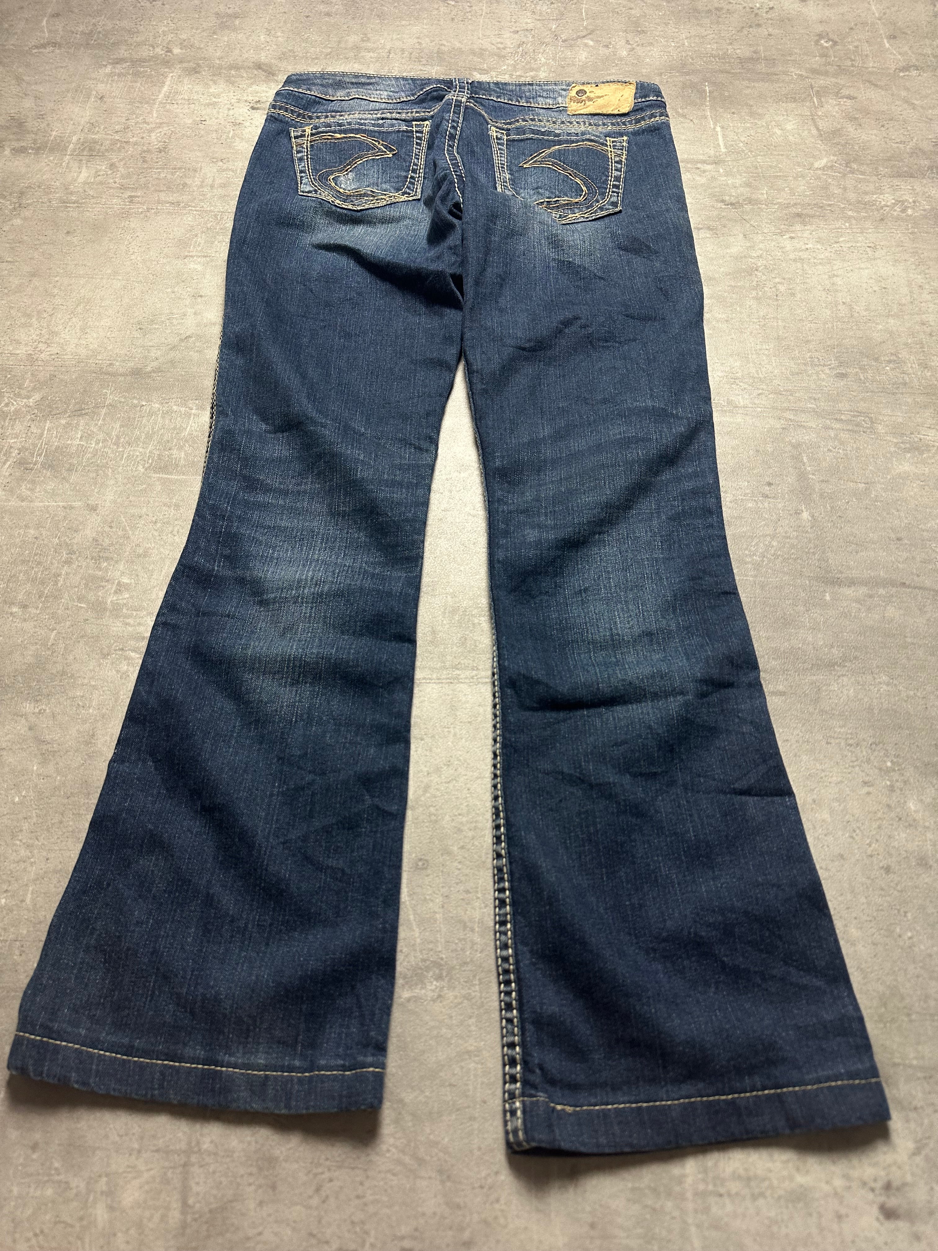 VINTAGE Y2K STYLE BAGGY BOOTCUT DENIM - S/M