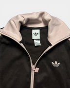 BROWN/ROSE ADIDAS ORIGINALS TRACK JACKET (W)