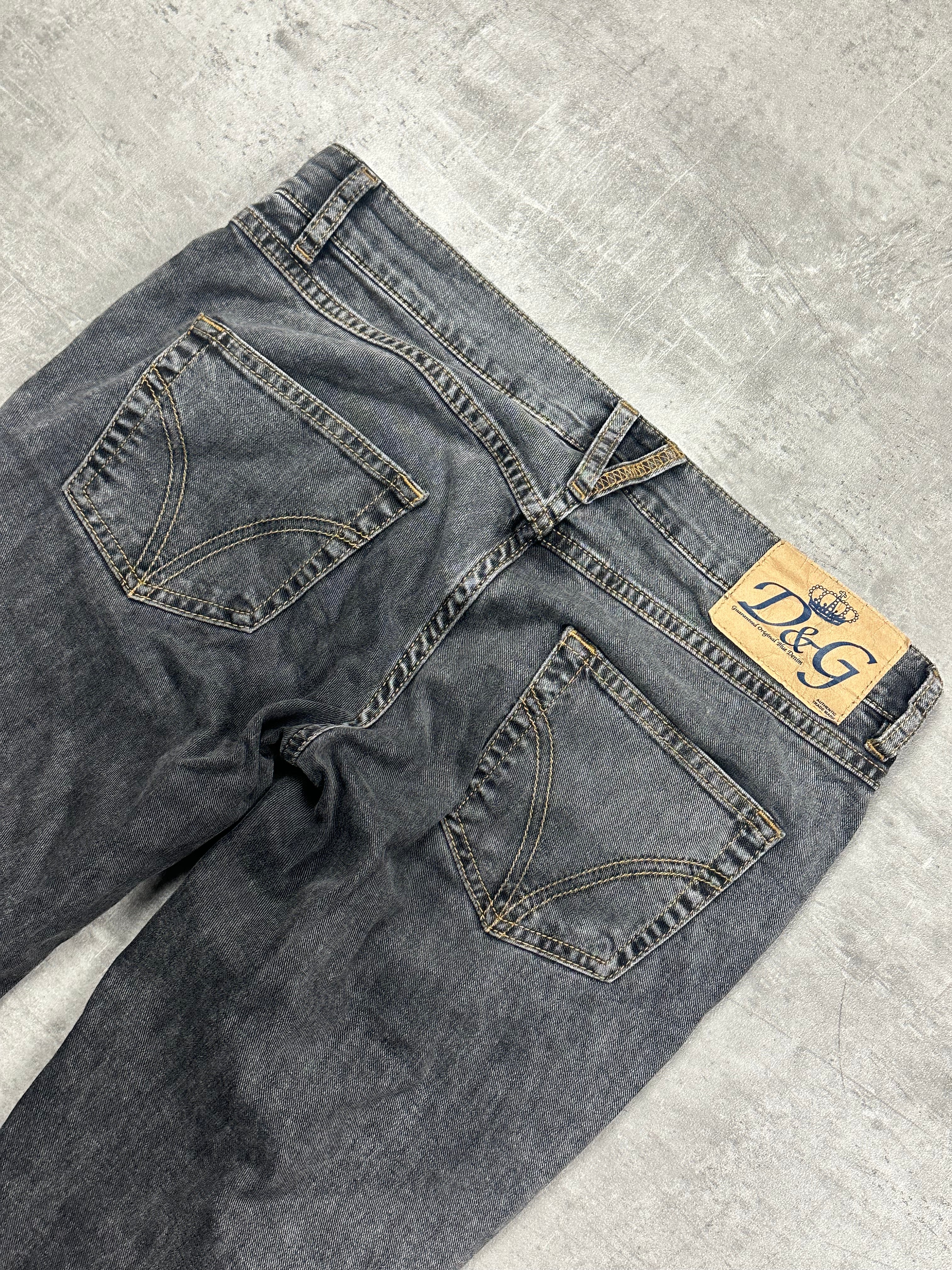 GREY VINTAGE DOLCE&GABANNA SKINNY FIT DENIM (W) - S