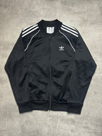 BLACK ADIDAS ORIGINALS SST. FIREBIRD TRACK JACKET - M/L