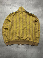 YELLOW LACOSTE SPORTSWEAR TRACK JACKET - S/M