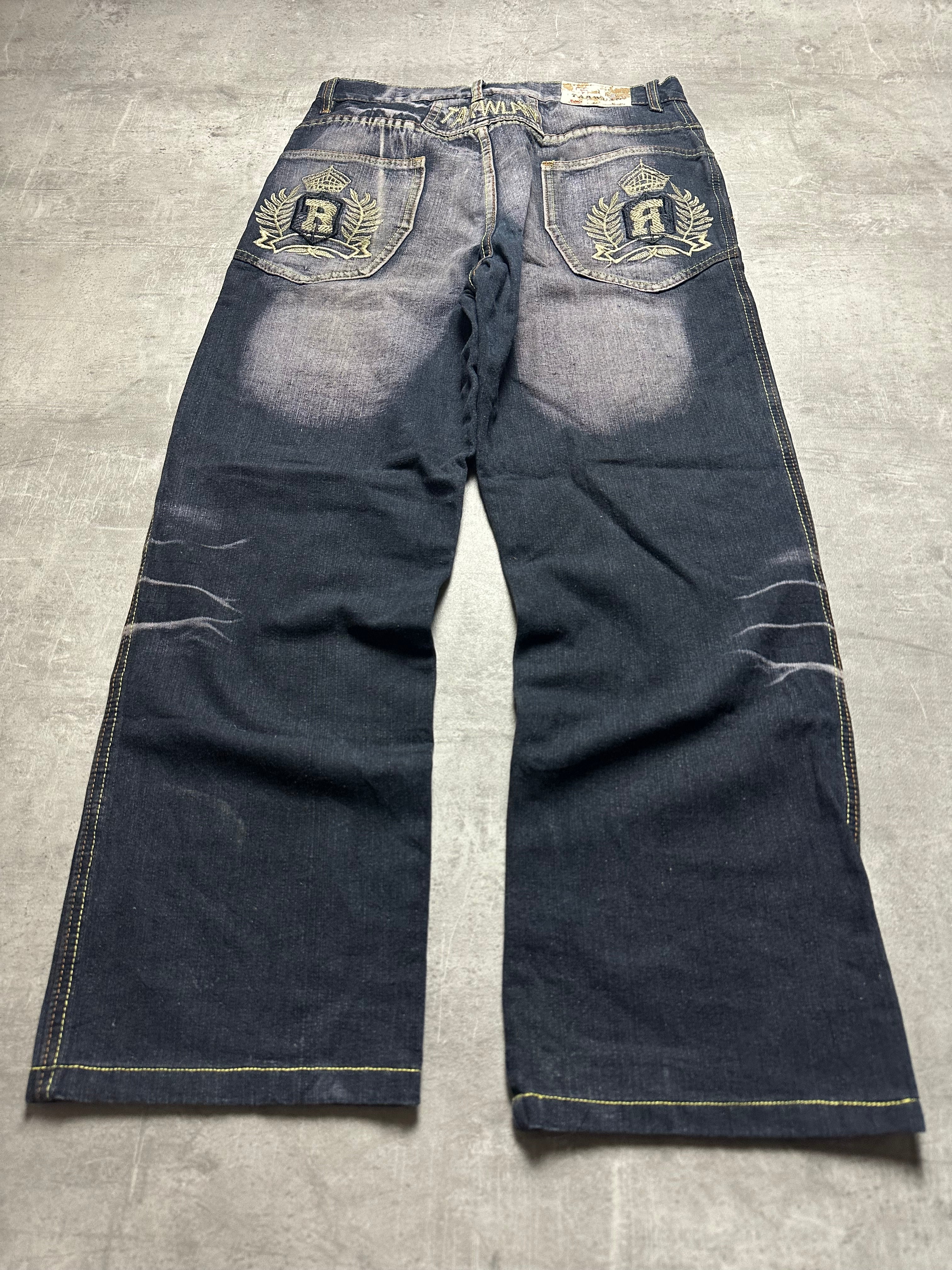 VINTAGE JAPANESE STYLE BAGGY DENIM - M