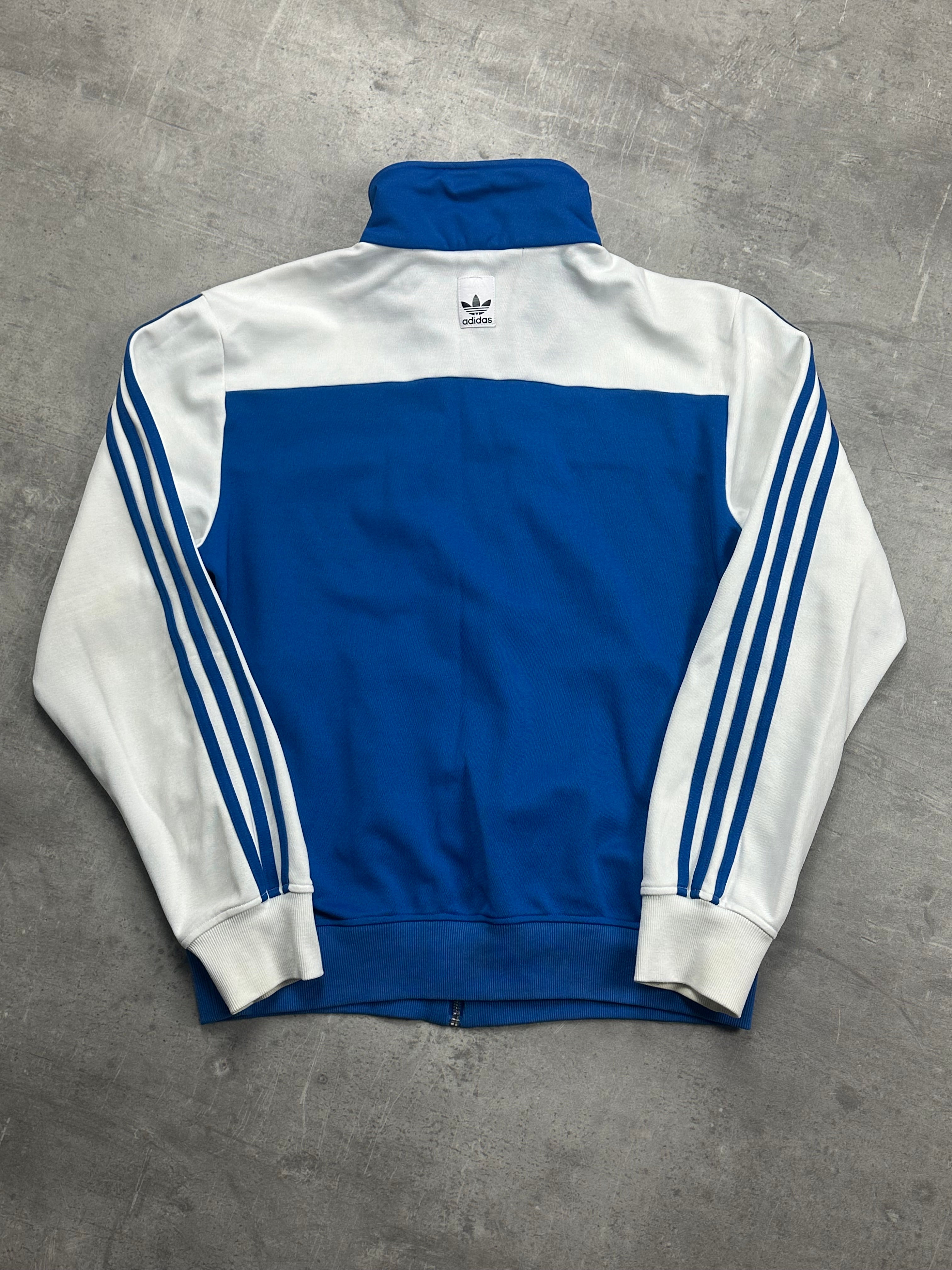 BLUE/WHITE VINTAGE ADIDAS RETRO VESPA TRACKJACKET RARE - 2000s - M