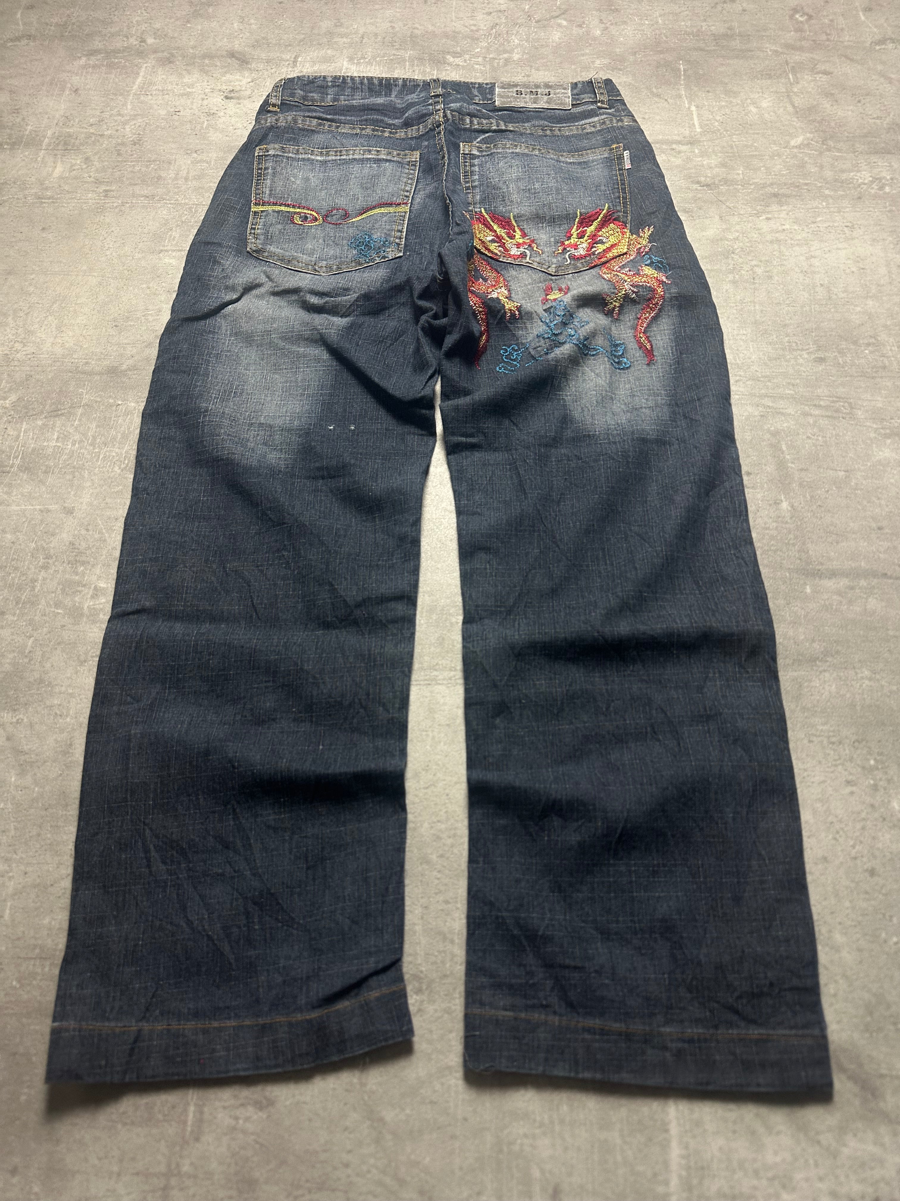VINTAGE JAPANESE STYLE BAGGY DENIM - M/L